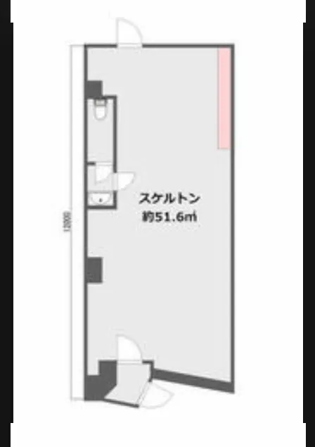 不動産屋さんから提供して頂いた平面図