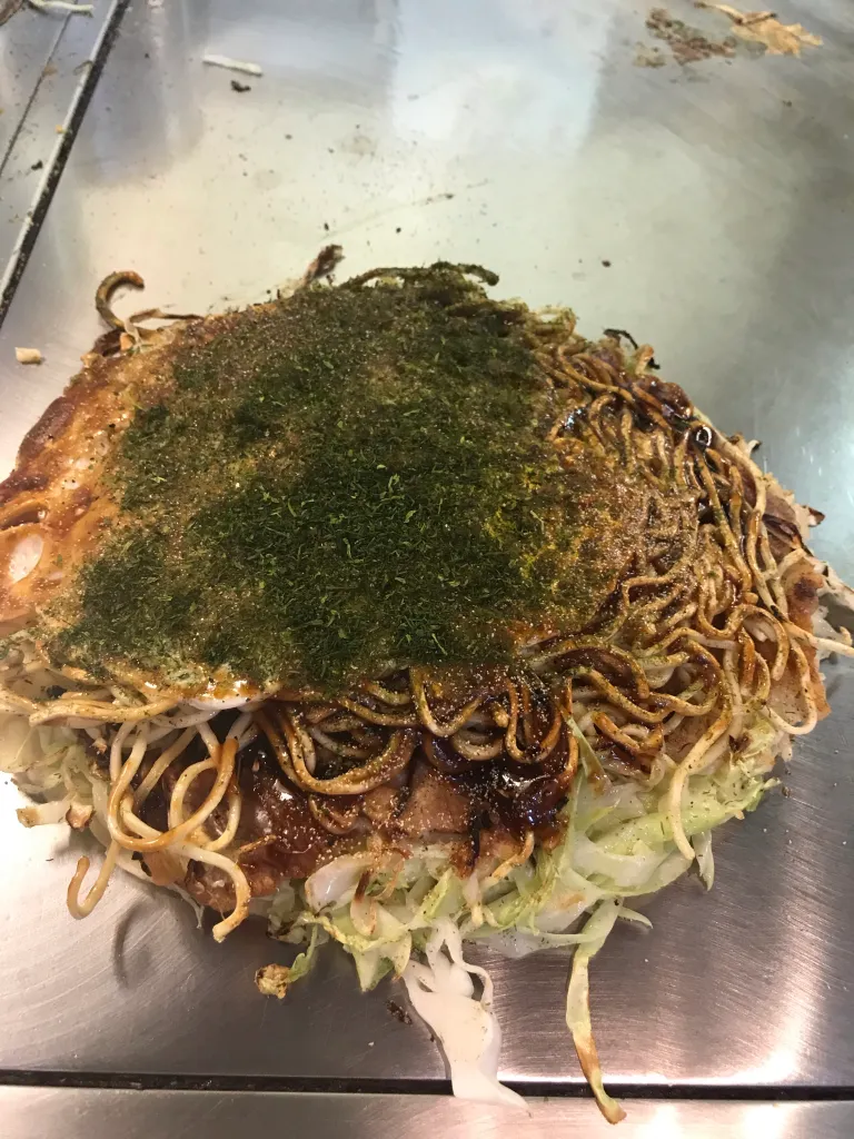 広島の美味しいお好み焼(八昌さん)